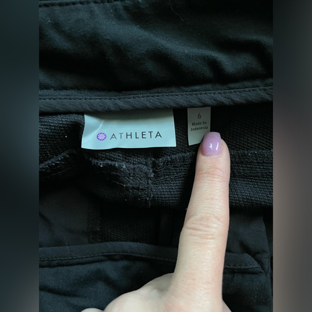 Athleta Black Wander Skinny Pants - Picture 7 of 8